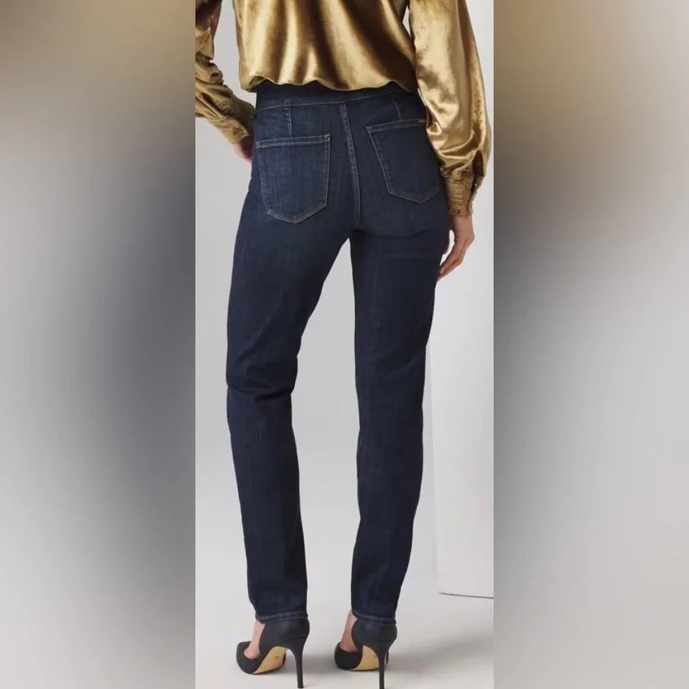 WHBM HIGH RISE HORSE-BIT SLIM FIT JEANS IN CURVY CUT SIZE 12 - Picture 2 of 5